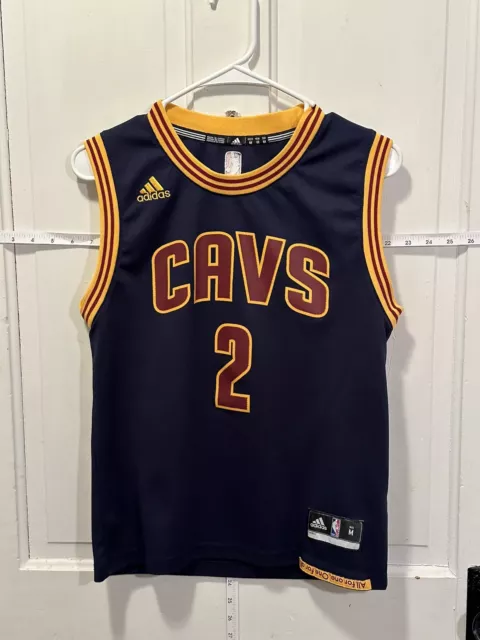 Adidas Cleveland Cavaliers Kyrie Irving Jersey Youth Boys Medium Blue Cavs NBA