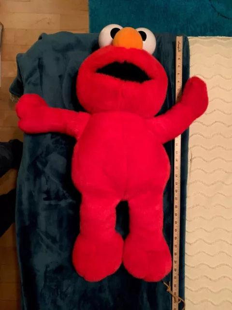 Jumbo 28" Tickle me Elmo Mattel Fisher Price 2002 Sesame Street Workshop Plush