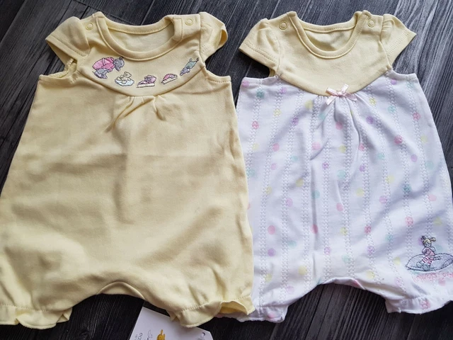 Bnwt Humphreys Corner Off To Bed Rompers Early Baby 5lbs Reborn Gift Babyshower