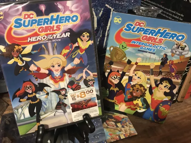 DC SUPER HERO Girls (2 DVD Set) Hero of the Year (New) & Intergalactic ...