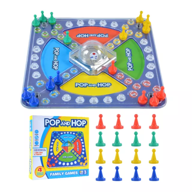 Frustration Game-Hop And Pop Kids Family Frustration Board Game Ludo Classic Toy