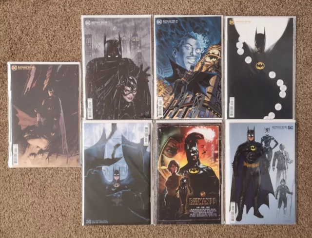 Batman 89 Variants Comic Book Bundle Job Lot Includes Adam Hughes Variant Dc