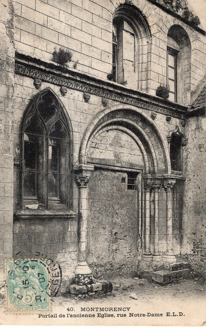 *9170 cpa Montmorency - Portail de l'ancienne Eglise