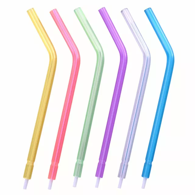 500(2 Bags) Dental 3-Way Air Water Syringe Disposable Spray Tips Triple Nozzles 2