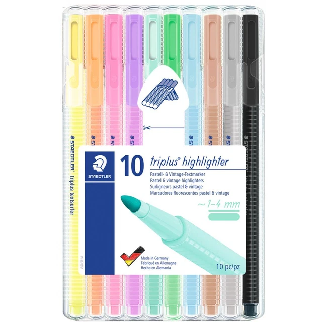 STAEDTLER Textmarker triplus textsurfer 10St Box 362 CSB10 (4007817188545)