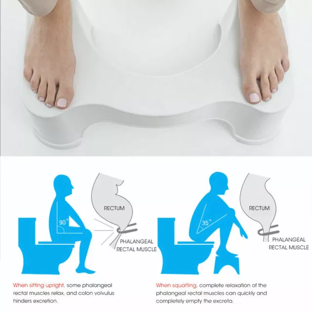 Sit & Squat Squatty Potty Stool Eco Toilet Step Stool Healthy Colon Bathroom AU 3