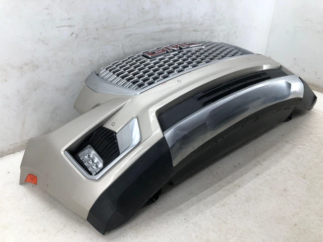 2021-2023 Gmc Yukon Denali Front Bumper Cover W/Fog Lamps Grille Beige 317E Oem 2021-2023 Gmc Yukon Denali Front Bumper Cover W/Fog Lamps Grille Beige 317E Oem