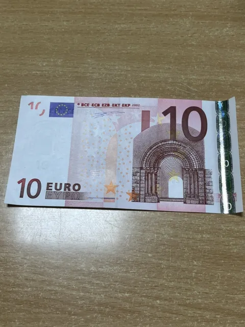 BANCONOTA 10 EURO fir. DUISEMBERG J005F3 ITALIA