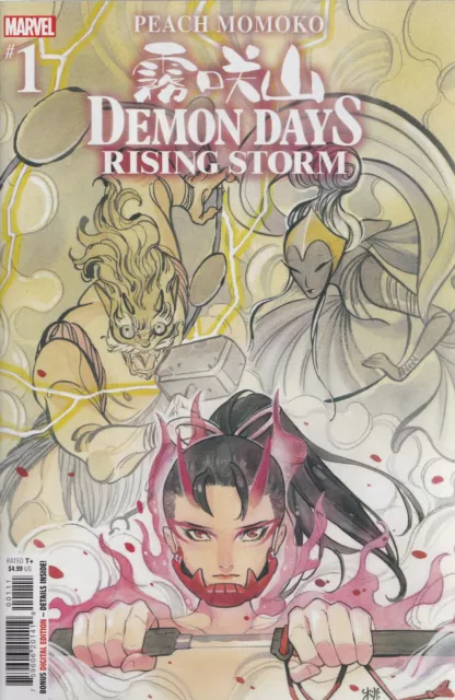 DEMON DAYS: RISING STORM #1 (PEACH MOMOKO VARIANT A)(2021) COMIC BOOK ~ Marvel