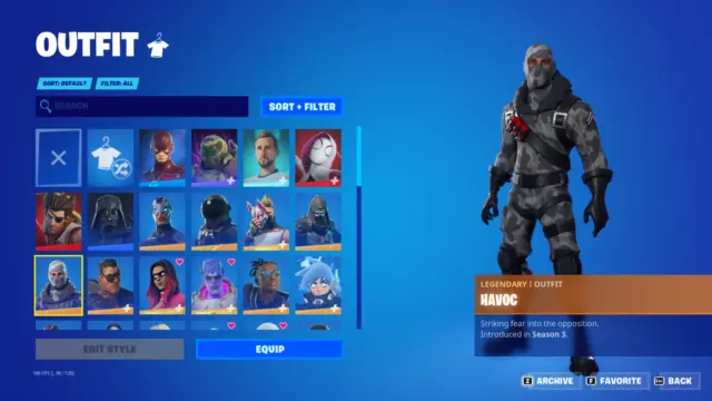 NEW FORTNlTE ACC 73 SKINS RARE CHAPTER 1 ITEMS PC ONLY