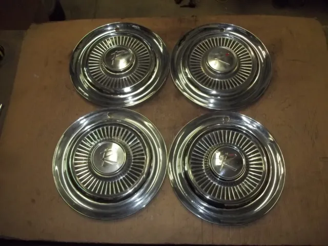 61 62 65 66 Rambler American Classic Hubcap Wheel Cover Hub Cap 15" OEM Z5 SET 4