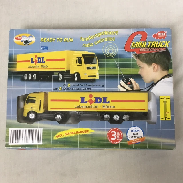 LIDL REMOTE CONTROLLED Mini Truck Lorry HGV With Quick Charger New And
