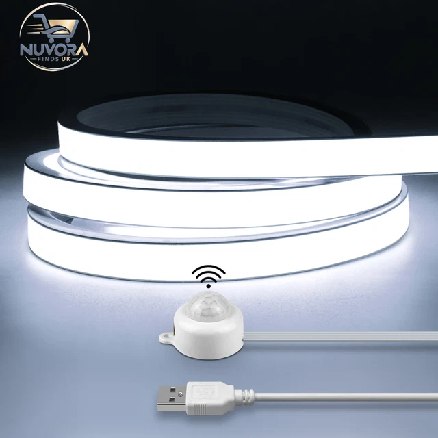 Led Neon Small SMART PIR MOTION Sensor COB LED Strip | Waterproof Neon Light for Home ...