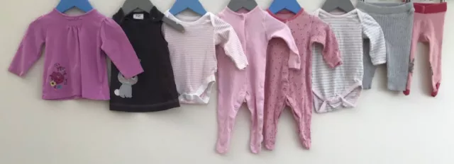 Baby Girls Bundle Of Clothing Age 0-3 Months F&F TU Mothercare Next George M&S