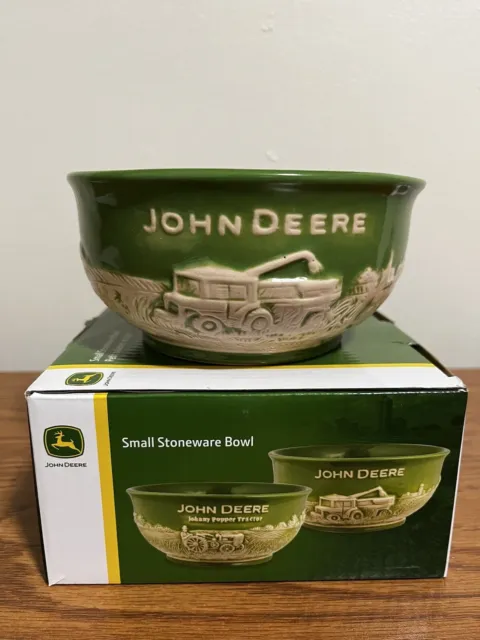 BRAND NEW-John Deere Small Stoneware Bowl