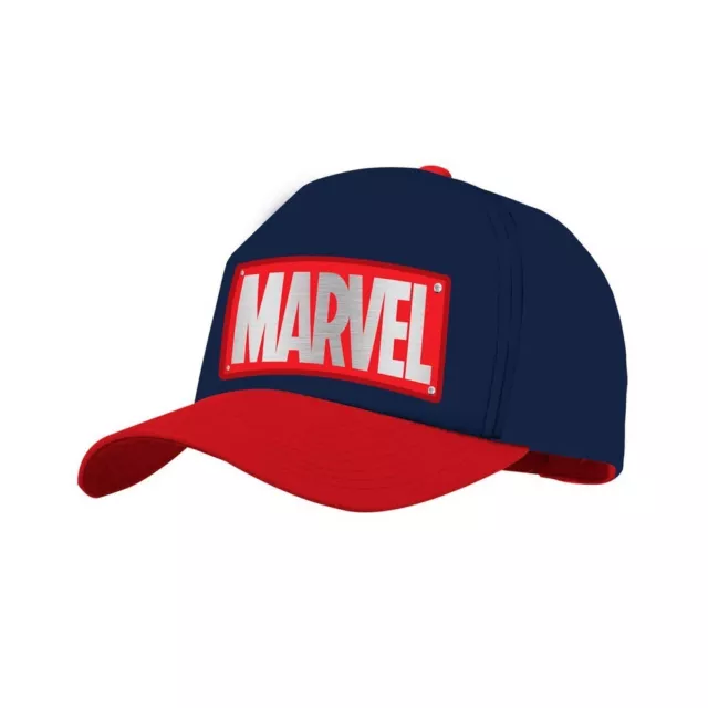 Cappellino Marvel con Visiera Curva Baseball Cappello Ufficiale Bambino Avengers