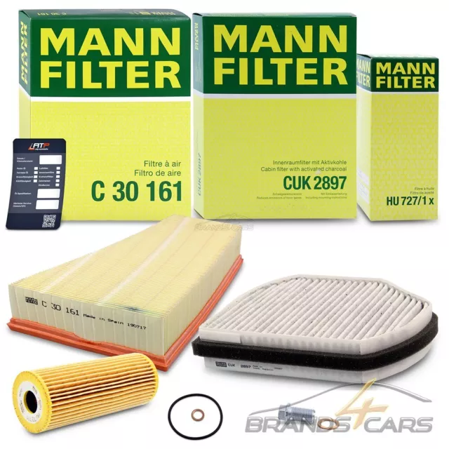 Mann-Filter Inspektionspaket Filtersatz A Für Mercedes Benz Slk R170 200 230