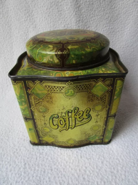 Dodo Canister England sehr alte seltene Kaffeedose Coffee Blechdose schöne Form