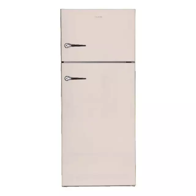 Conserv18 cu.ft .Classic Retro Refrigerator with Ice Maker(Cream)