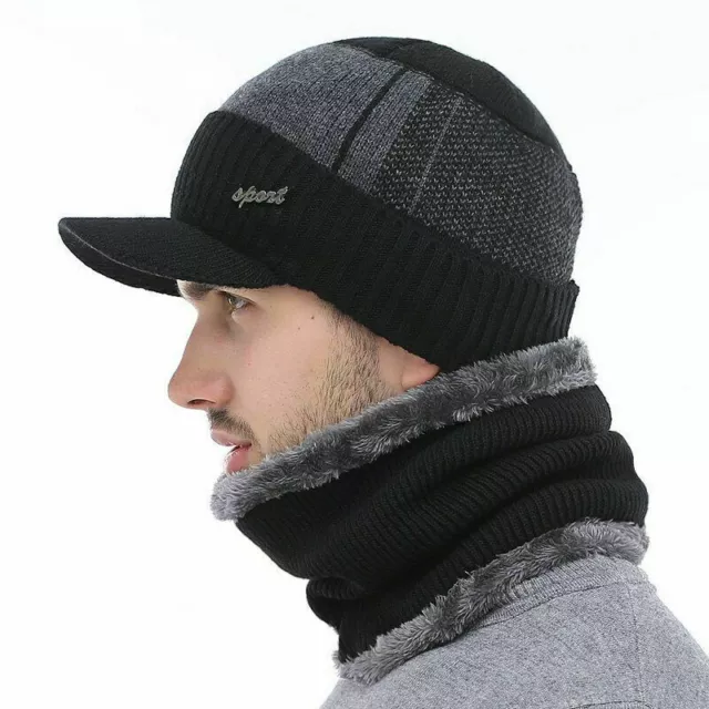 Gorros Gorras De Invierno Para Hombre sombrero El Frio Bufanda De Moda 2020