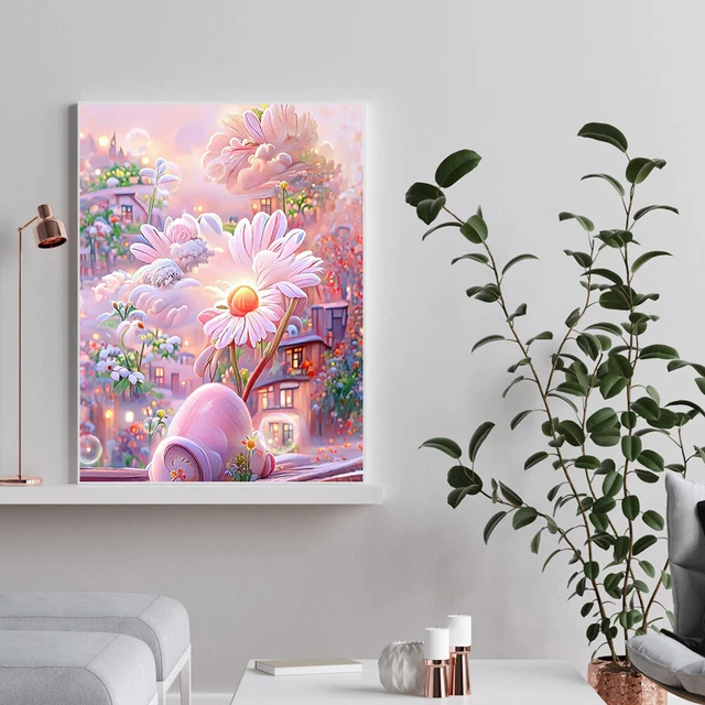 Shukqueen Kit Pittura A Olio Con Numeri Fai Da Te: 30,5x50,5 Cm – Rilassante E Creativo Per Adulti E Bambini (Senza Cornice)