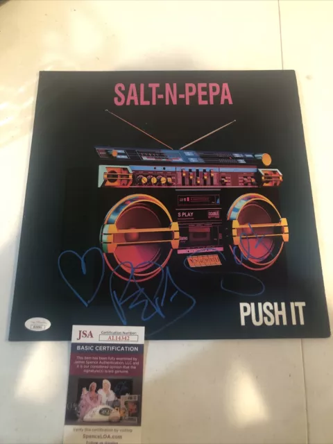 Salt N Pepa Signed Autograph Vinyl Jsa Coa Push It Album Record