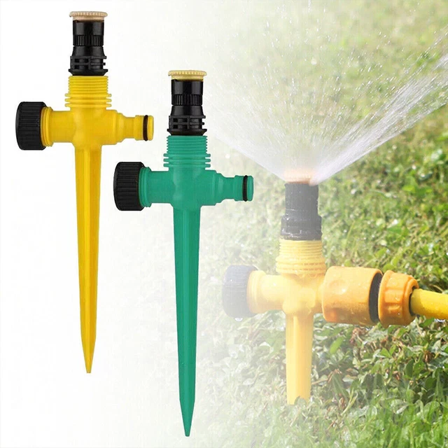 1x Garden Sprinkler 360° Rotating Automatic Lawn Watering Irrigation System