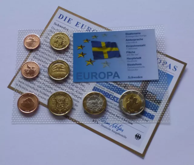 Euro Proben Schweden 2006 / Sweden Euro Pattern set 2006