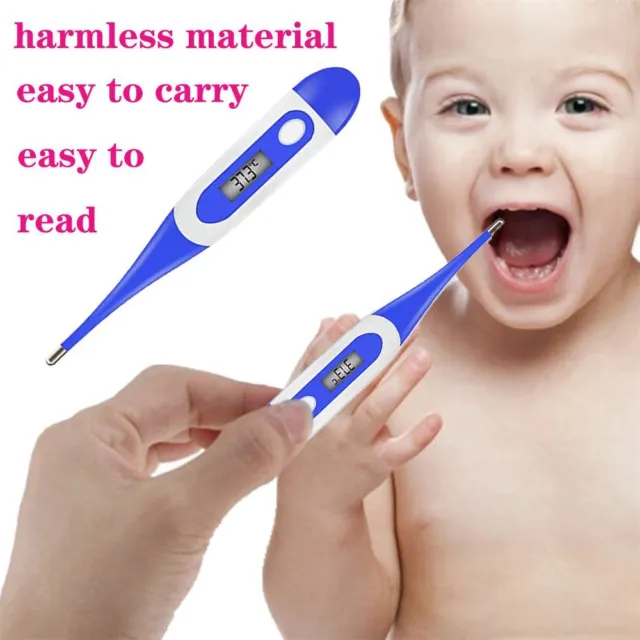 Measurement Underarm Soft Head Digital Thermometers Body Fever Ear Forehead