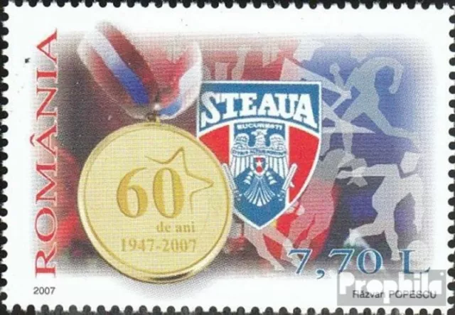 Rumänien 6203 (completa Edizione) postfrisch 2007 ArmeesportclubSTEAUA