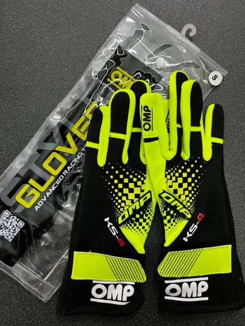 Kk02744E059S Ks-4 Gloves Giallo F./Nero Tg S