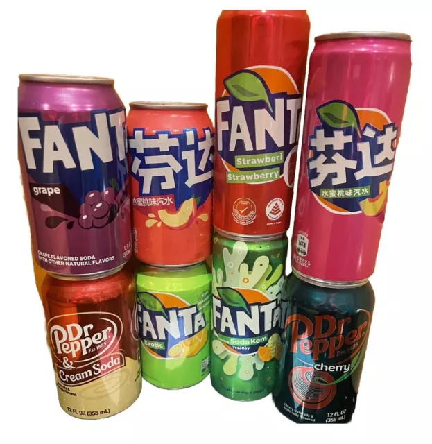 Global Soda Lovers Gift Box Fizzy Drinks America China Fanta Coca Cola Dr Pepper