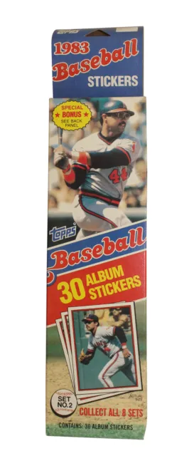 1983 MLB Album Stickers Set #2 30 Stickers 33918