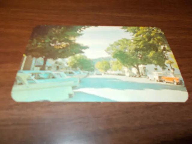 1960s Main Street, Coopertown, New York Vintage Postcard