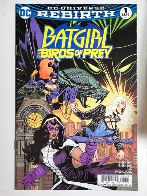 DC Universe Rebirth Batgirl And The Birds Of Prey Issue #1 DC Comics GOOD 2016