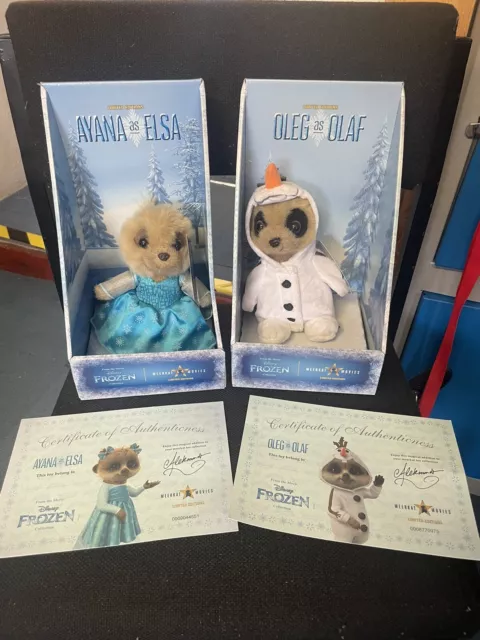 Disney Frozen Ayana As Elsa And Oleg As Olaf Limited Edition Compare The Meerkat
