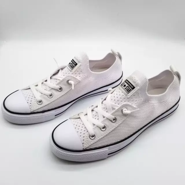 Converse Chuck Taylor All Star Women Shoreline Knit Slip On Size 10 Low  White