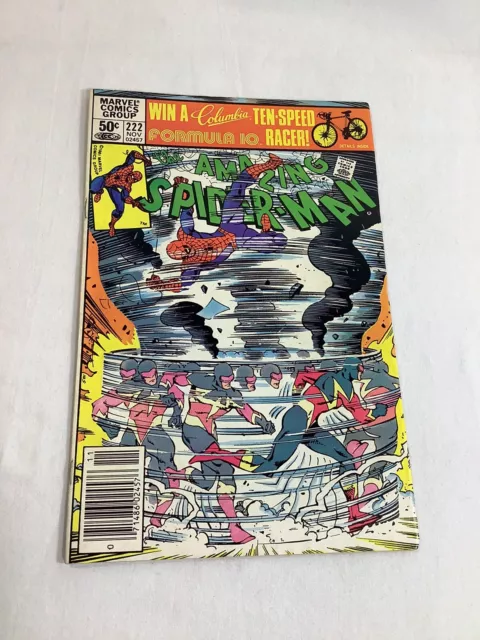 The Amazing Spider-Man #222 Nov Speed Demon Marvel Comics Group 1981