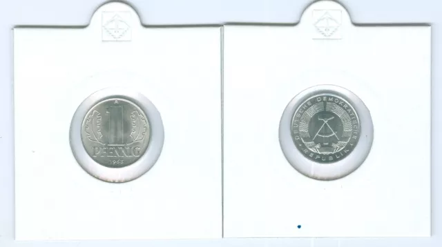 DDR  1 Pfennig  stempelglanz matt  (Wählen Sie zwischen: 1960 - 1990)