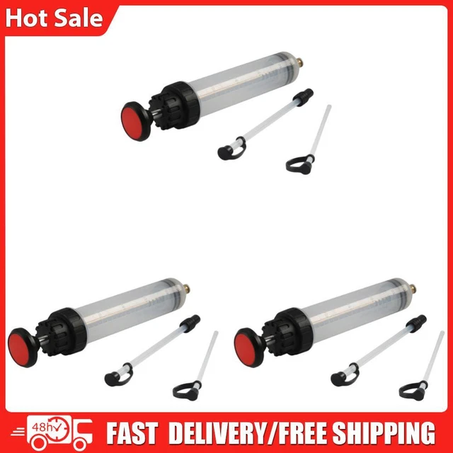 AB Tools-US Pro 200ml Di Fluido Di Trasferimento Del Vuoto Siringa Mano Action Gun Estrattore Della Pompa Olio A968 - Foto 9