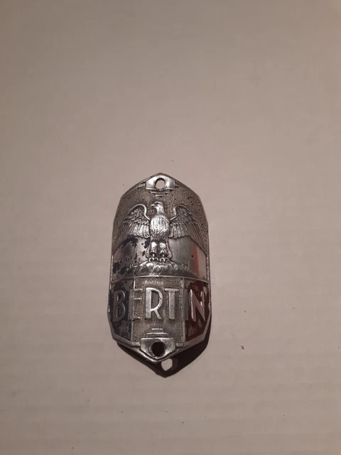 Ancienne plaque de vélo BRILLANT FEM emblème de vélo vintage badge