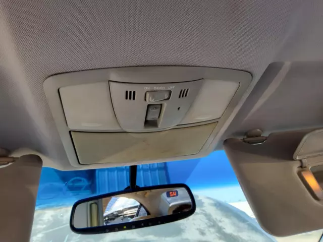 Used Front Upper Center Console fits: 2009 Nissan Maxima roof w/o navigation sys