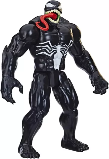 Hasbro Marvel Spider-Man Titan Hero Deluxe Venom Action Figur 30 cm, Kinder ab 4