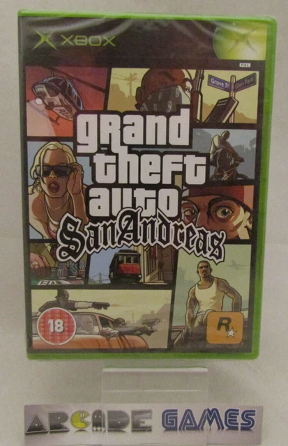 Grand Theft Auto San Andreas Sur Xbox - 1ère Génération - Complet