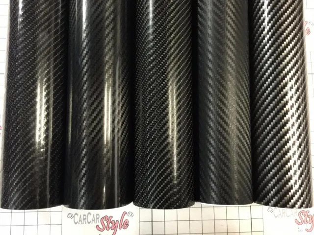 Vinyle Carbone 5D Noir