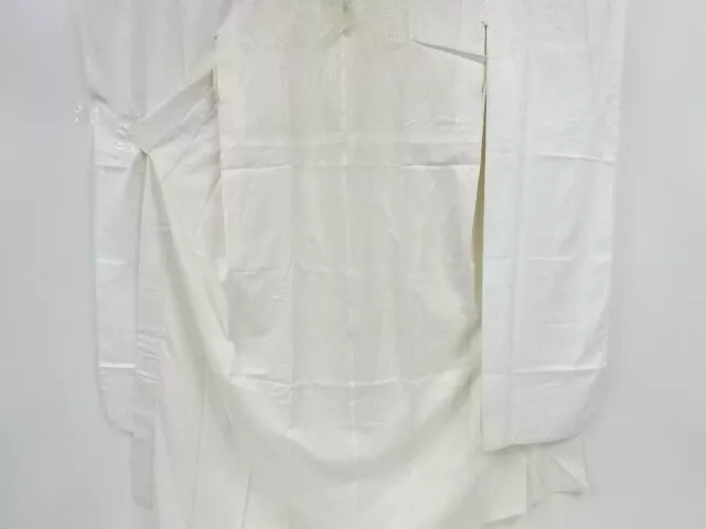 35564# Japanese Kimono / Antique Juban For Furisode / Woven Kiku