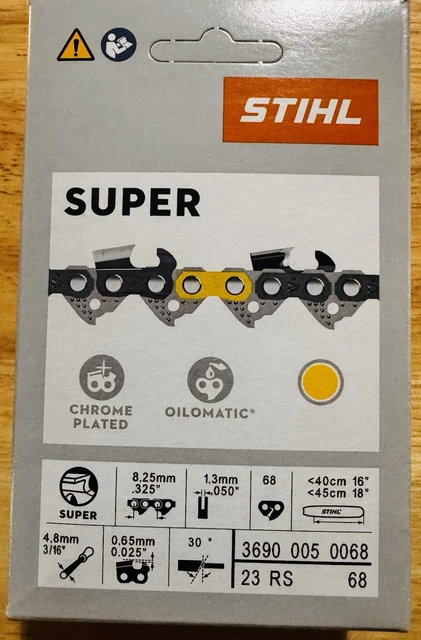 STIHL Chainsaw Chain Stihl 20" Full Chisel Chainsaw Chain - .325" Pitch ...