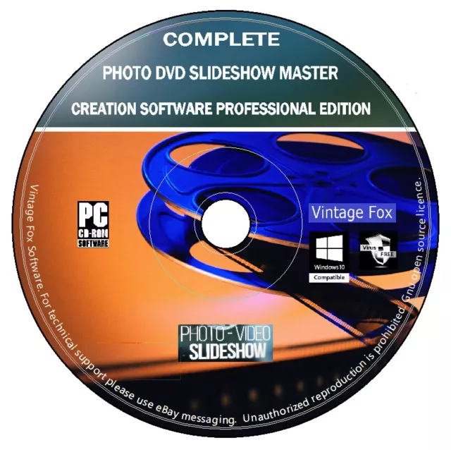 Photo DVD Video Slideshow Maker - Video Editor - DVD Creation Suite + DVD Burner