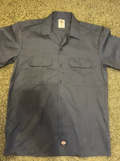 Dickies Men's 1574 Short Sleeve Work Shirt Size Medium