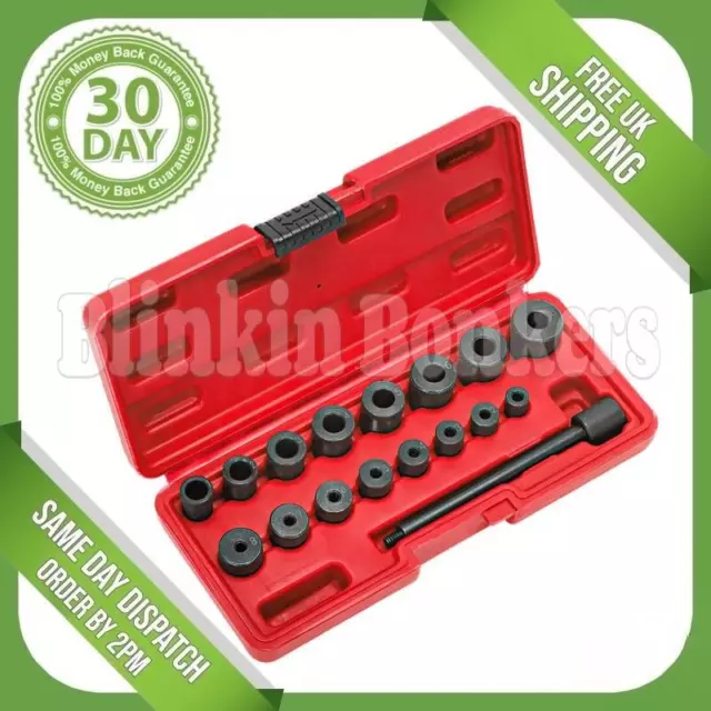 Kit Strumenti Allineamento Frizione 17 Pz Set Trasmissione Cuscinetto Manuale Allineamento Universale